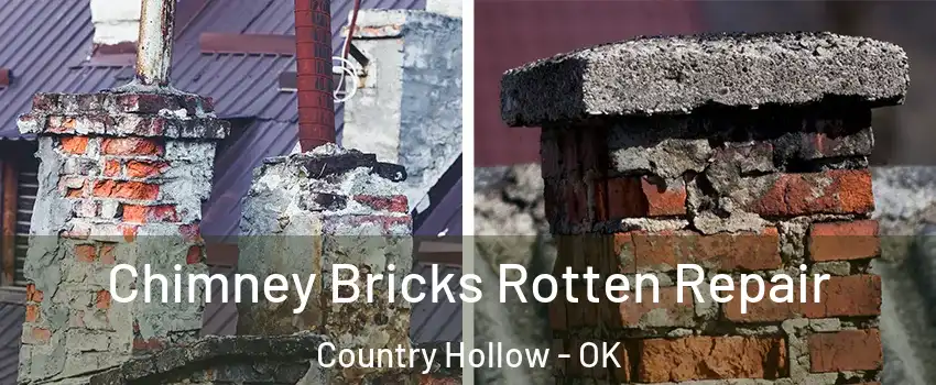 Chimney Bricks Rotten Repair Country Hollow - OK