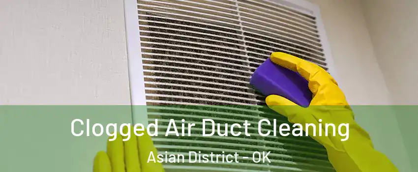 Clogged Air Duct Cleaning Asian District - OK