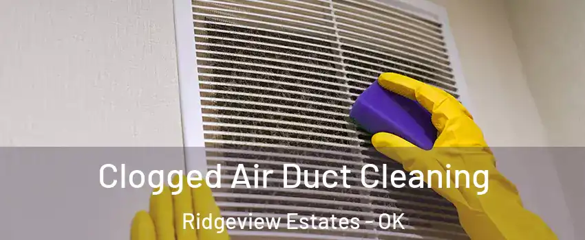 Clogged Air Duct Cleaning Ridgeview Estates - OK