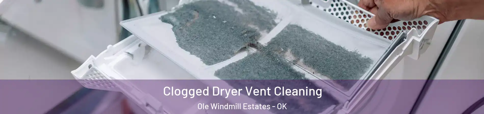 Clogged Dryer Vent Cleaning Ole Windmill Estates - OK