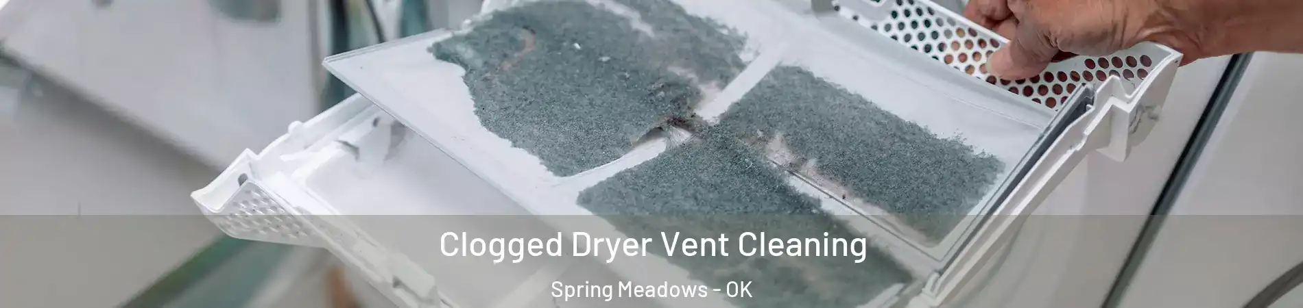 Clogged Dryer Vent Cleaning Spring Meadows - OK