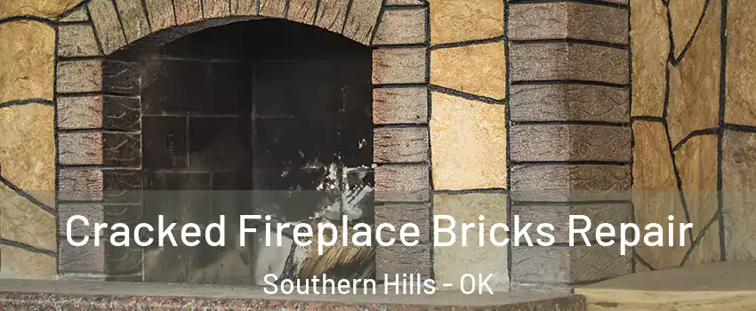 Cracked Fireplace Bricks Repair Southern Hills - OK