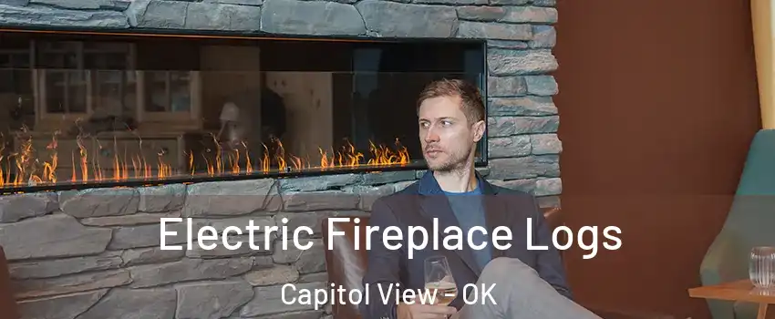 Electric Fireplace Logs Capitol View - OK