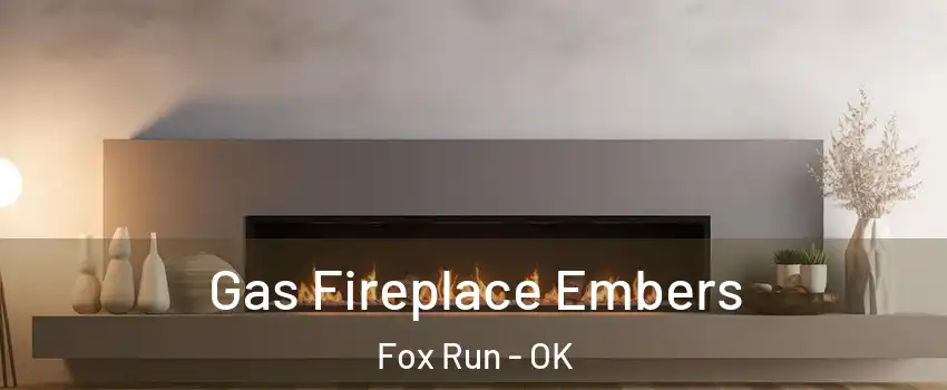 Gas Fireplace Embers Fox Run - OK