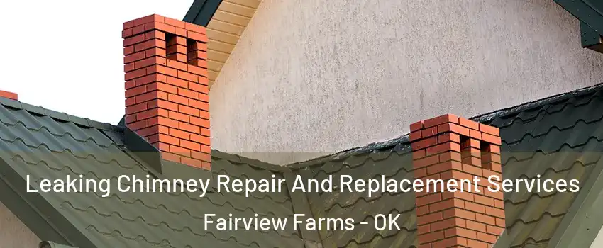 Leaking Chimney Repair And Replacement Services Fairview Farms - OK