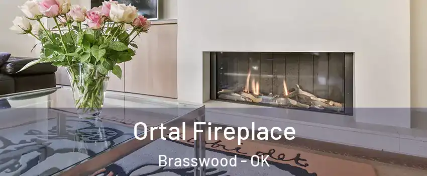 Ortal Fireplace Brasswood - OK