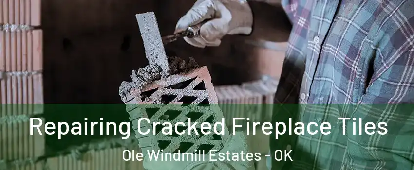 Repairing Cracked Fireplace Tiles Ole Windmill Estates - OK