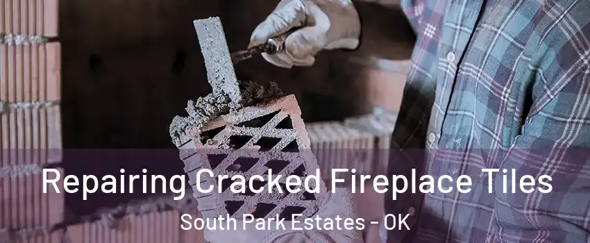 Repairing Cracked Fireplace Tiles South Park Estates - OK