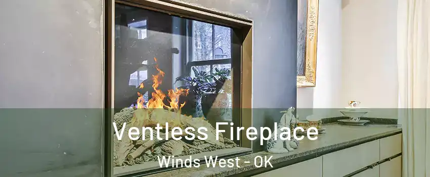 Ventless Fireplace Winds West - OK